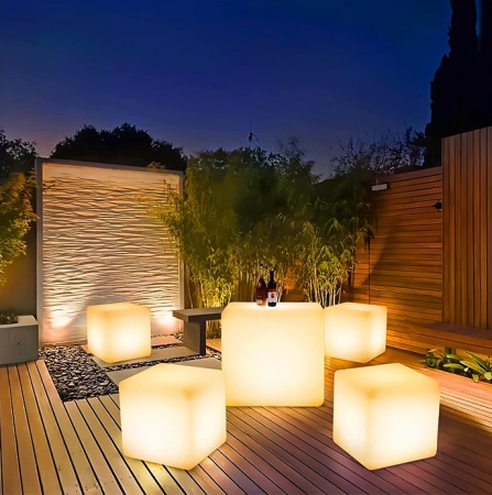 Светильник Куб 60 питание от сети 220В, RGB