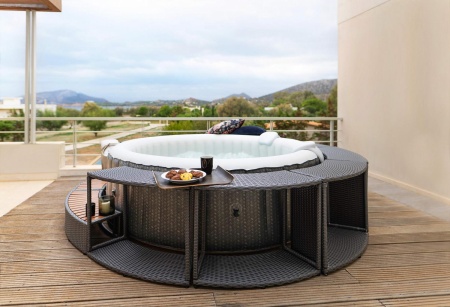 MSpa C-OM061 СПА-бассейн 204х70см "Ottoman" 930л, круглый, аэромассаж MSpa C-OM061 СПА-бассейн 204х70см "Ottoman" 930л, круглый, аэромассаж